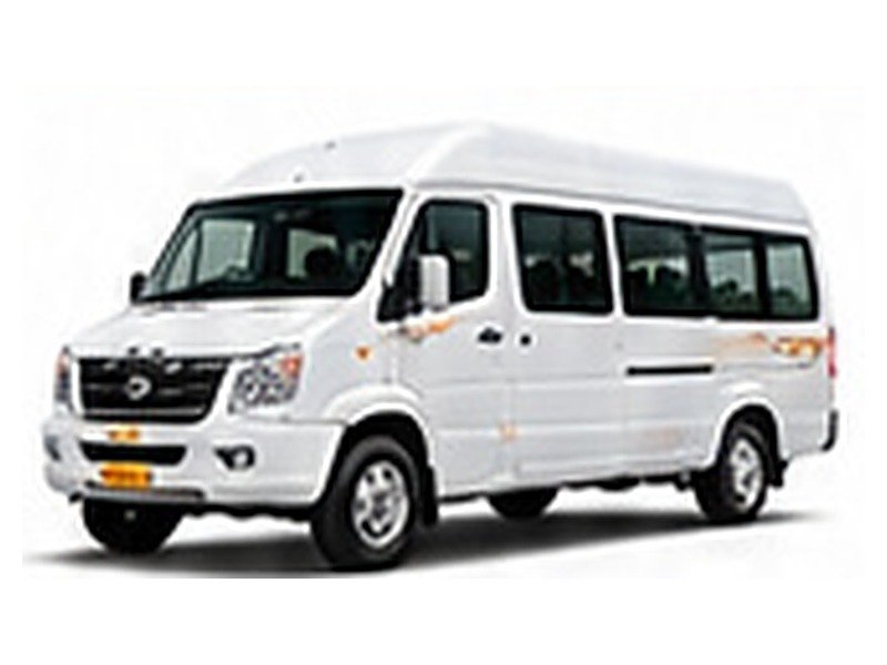 16-seater Tempo Traveller option for group trips