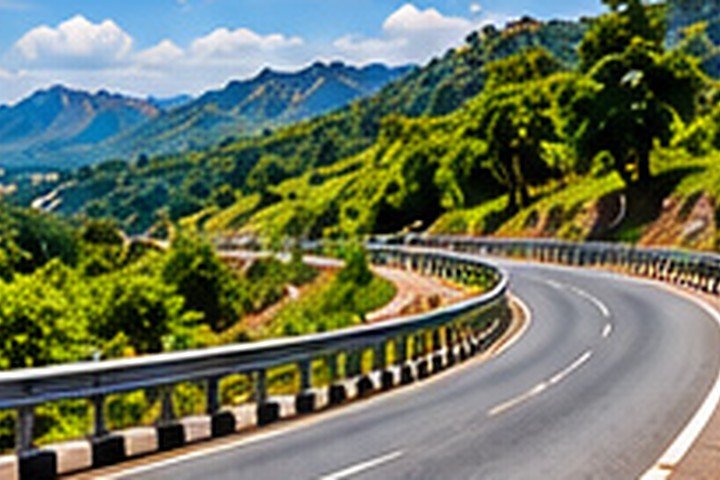Scenic Tirumala ghat road used for travel planning