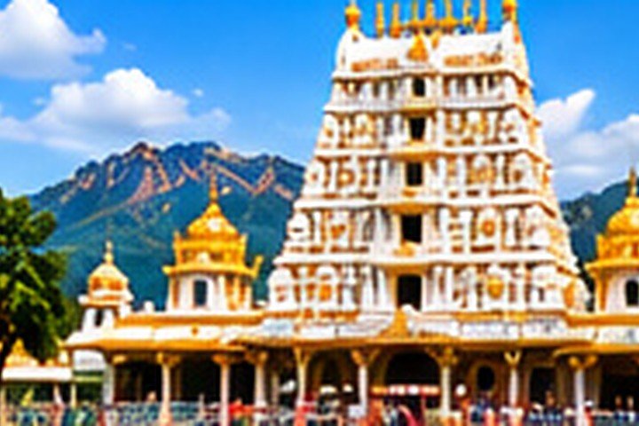 Tirumala temple destination image for cab service page